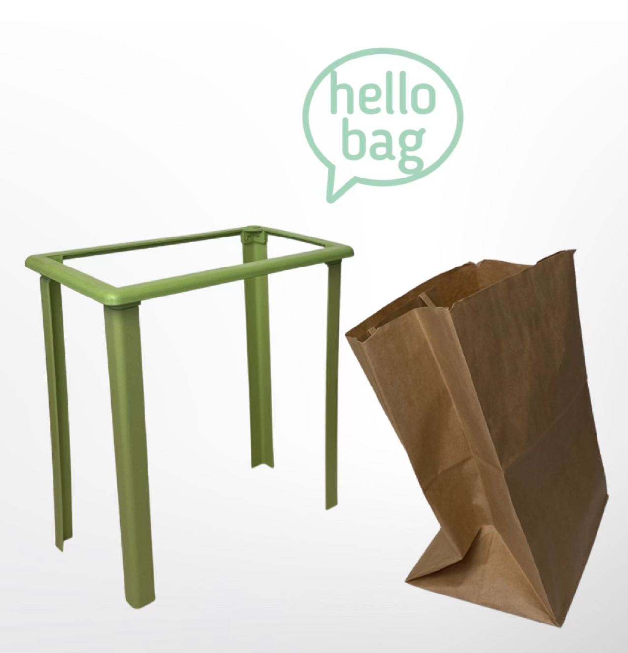 mint hello bag (1 pack)